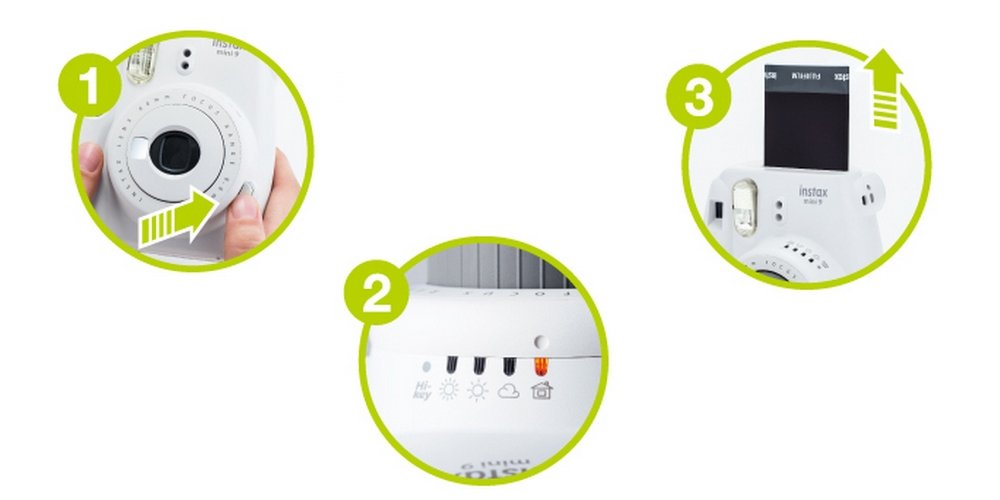 Aparat FUJIFILM Instax Mini 9 obsluga drukowanie tryby