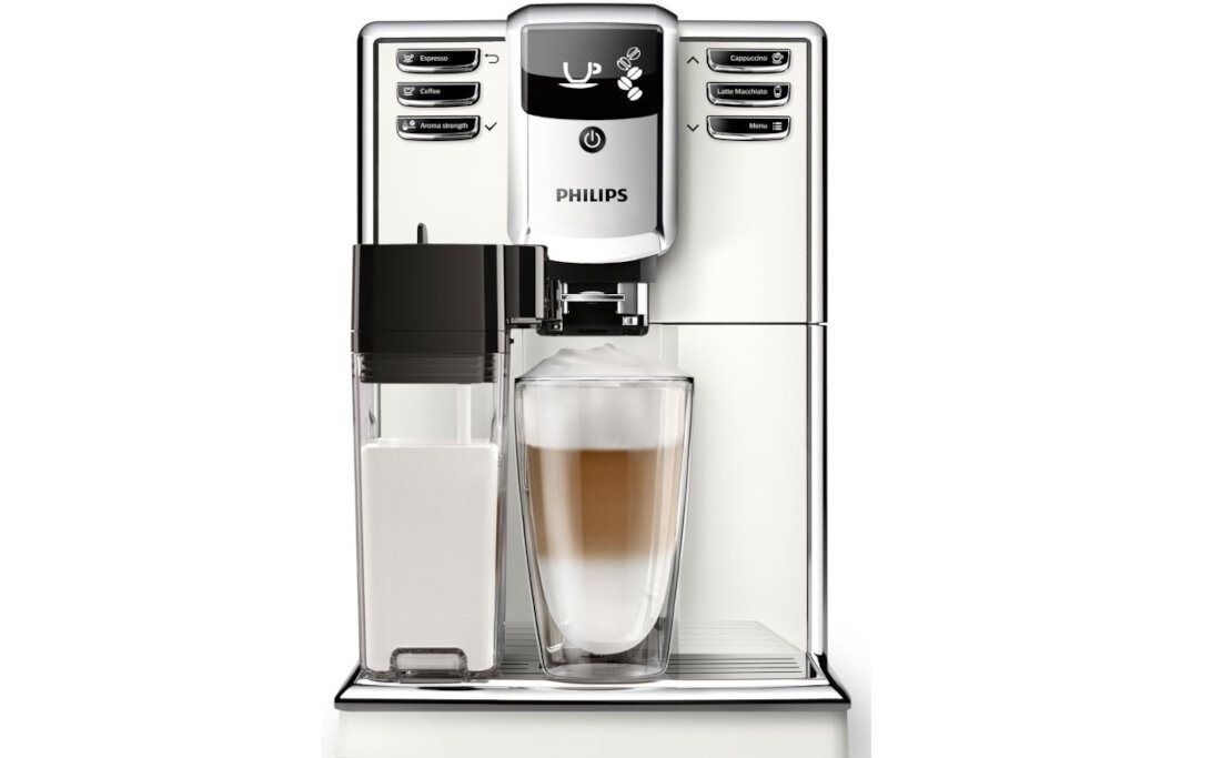 Ekspres PHILIPS 5000 EP5361/10 dwukrotnie spienia mleko zwienczona jedwabista warstwa mleka