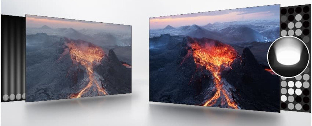 Telewizor TCL LED C745  - dimming