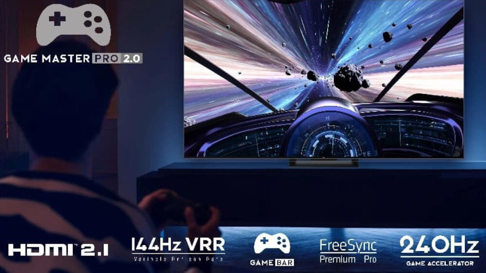 Telewizor TCL LED C745  - gra