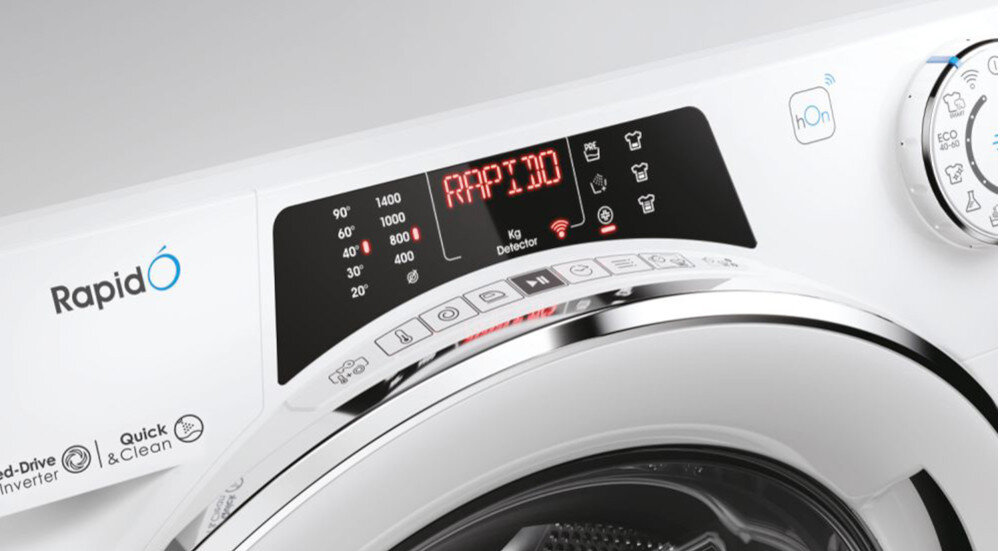 Pralko-suszarka CANDY RO 4106DWMC7 1-S Wyświetlacz panel sterowanie