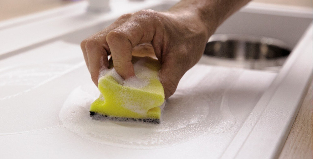 ZLEWOZMYWAK BLANCO Subline 340/160-U 523565 łatwość pielęgnacji czyszczenie usuwanie zabrudzń woda bez chemii