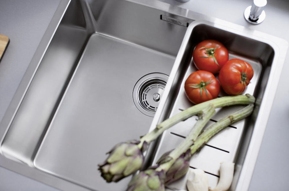 BLANCO zlewozmywak przestrzeń funkcjonalność tacka wielofunkcyjna stal nierdzewna