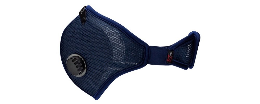 Maska-przeciwpylowa-antysmogowa-RZ-Mask-Navy-Blue-Mesh bok