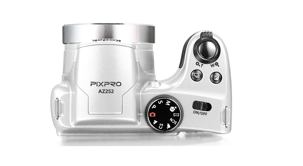 Aparat KODAK AZ252 Bialy widok gora