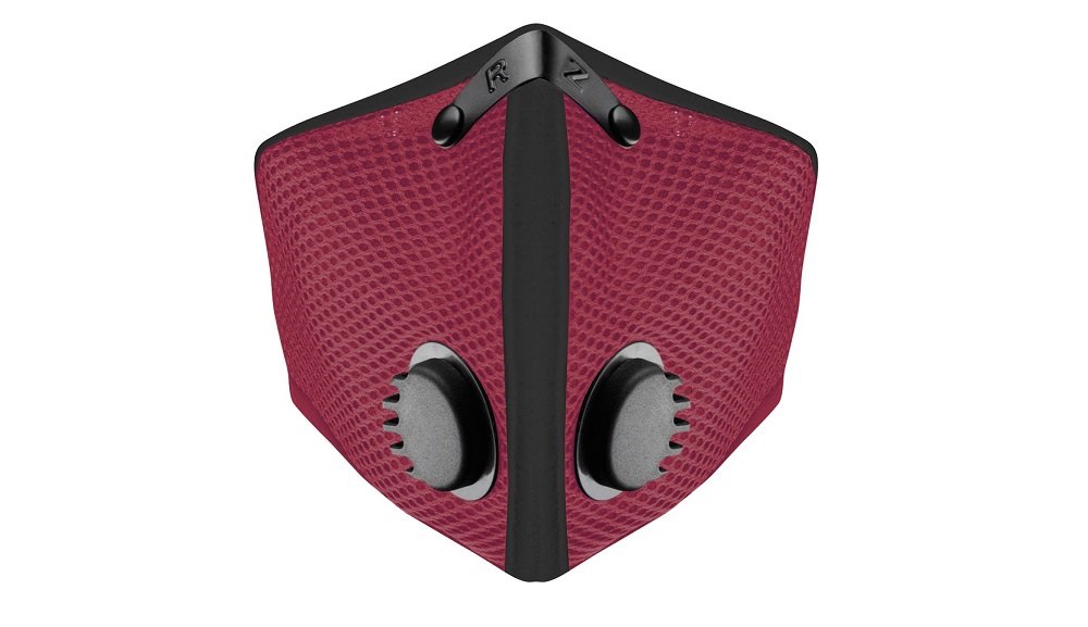 Maska antysmogowa i przeciwpyłowa RZ MASK M2 Maroon Mesh L zdrowsze oddychanie