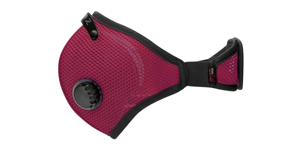Maska antysmogowa i przeciwpyłowa RZ MASK M2 Maroon Mesh L wymienny filtr