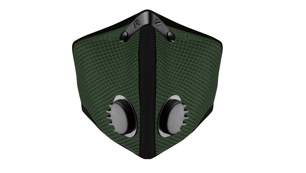Maska antysmogowa i przeciwpyłowa RZ MASK M2 Forest Green Mesh L zdrowsze oddychanie