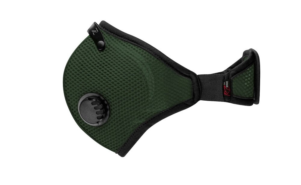 Maska antysmogowa i przeciwpyłowa RZ MASK M2 Forest Green Mesh L wymienny filtr