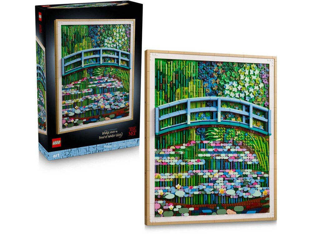 LEGO 31220 Art Claude Monet — Most nad stawem z liliami wodnymi