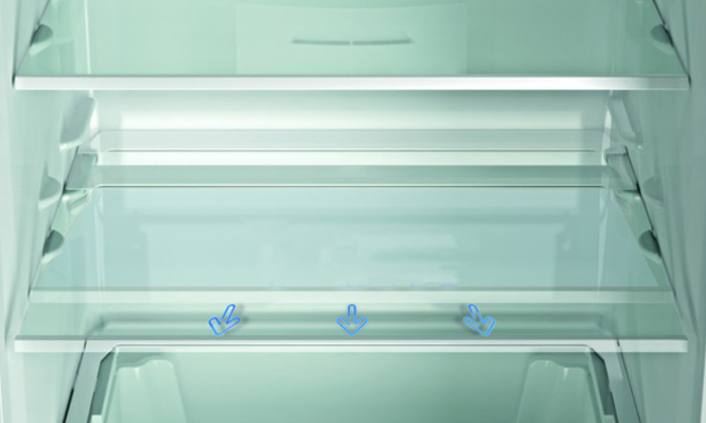 Lodówka INDESIT LR8 S1X - Składana półka