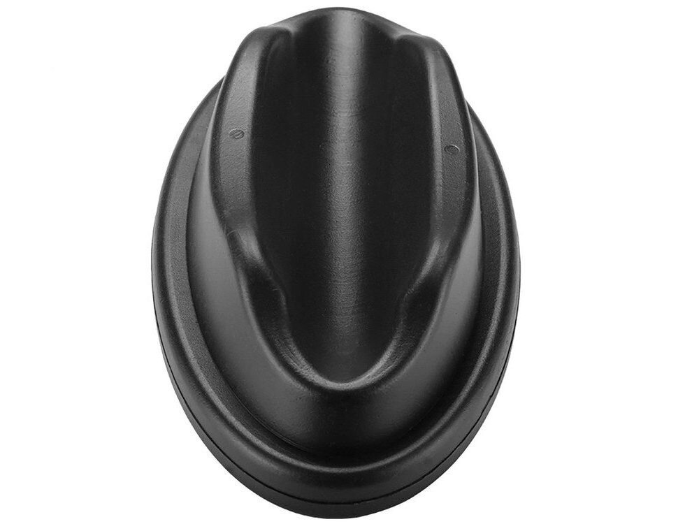 Podstawka pod koło przednie ROCKBROS SP0001, uniwersalna, szosa, mtb, opona, Widok z góry na czarną podstawkę pod koło roweru.