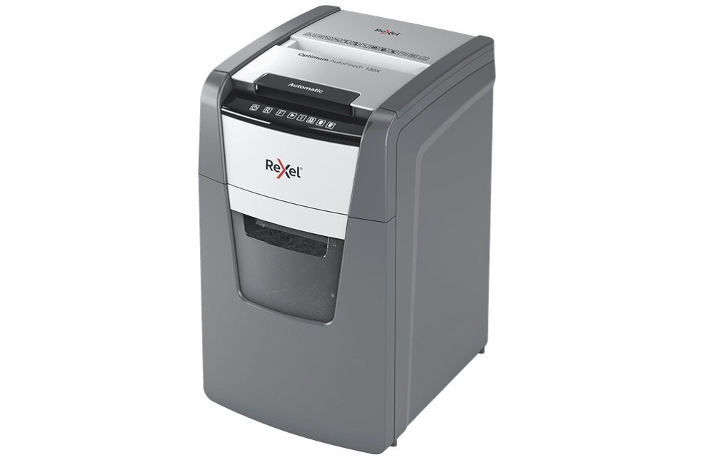 Niszczarka REXEL Optimum AutoFeed 130X - wygląd ogólny opis niszczarka