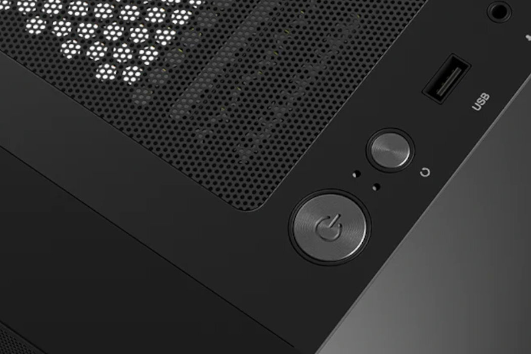 Obudowa LOGIC Portos Mini ARGB Filtry montaż aranżowania kabli panel