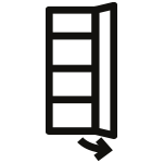 Zawiasy suwakowe przedstawione na ikonce