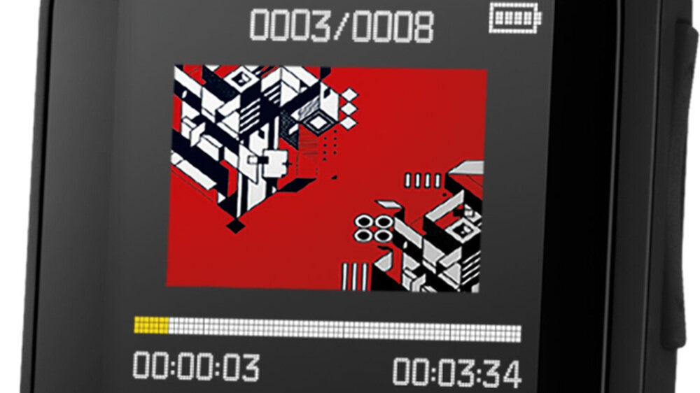 Odtwarzacz MP3 SENCOR SFP 7716  - wyświetlacz