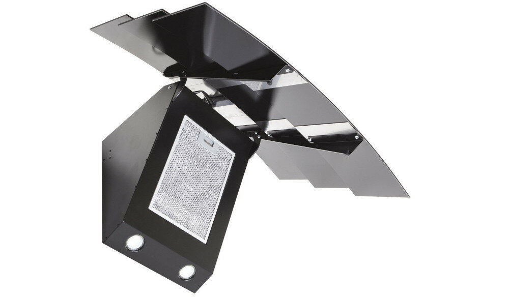 Okap GLOBALO Vintio 90.1 Czarny wyciag pochłaniacz