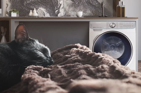 Samsung Dyskretna praca urządzenia. Ciche suszenie Samsung Dyskretna praca urządzenia. Ciche suszenie