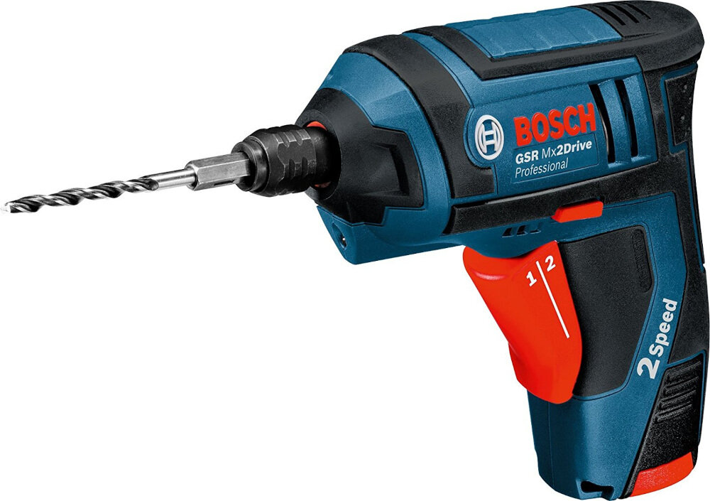 Wkrętarka BOSCH GSR Mx2Drive Professional waga 0,5 kg bez akumulatora miękka okładzina w osi wiertła