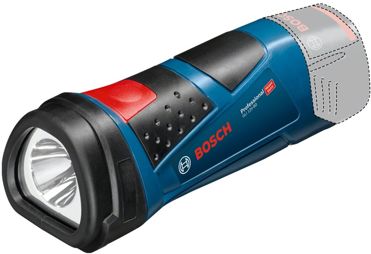 LATARKA AKUMULATOROWA BOSCH GLI 12V-80 awaryjne stopka stabilność świecenie