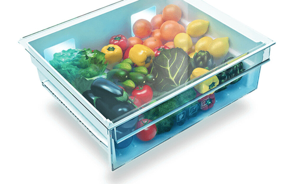 Lodówka BEKO BCHA275E3S - System Active Fresh Blue Light