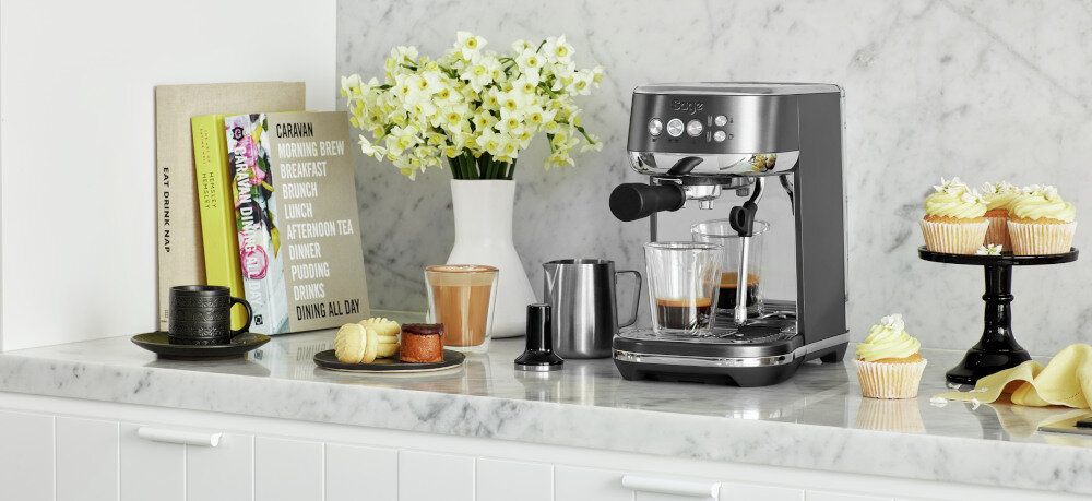 Ekspres SAGE Bambino Plus SES500BSS 3 ustawienia spenienia mleka pojemnosc 1,8 l