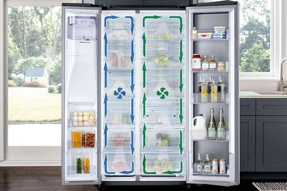 Samsung Dłuższa świeżość produktów. Twin Cooling Plus™