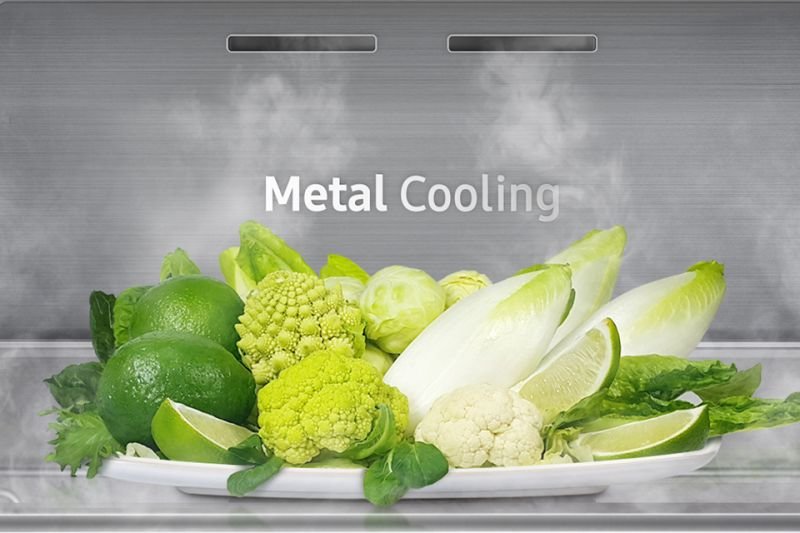 Samsung Świeżość dzięki stabilnej temperaturze. Metal Cooling