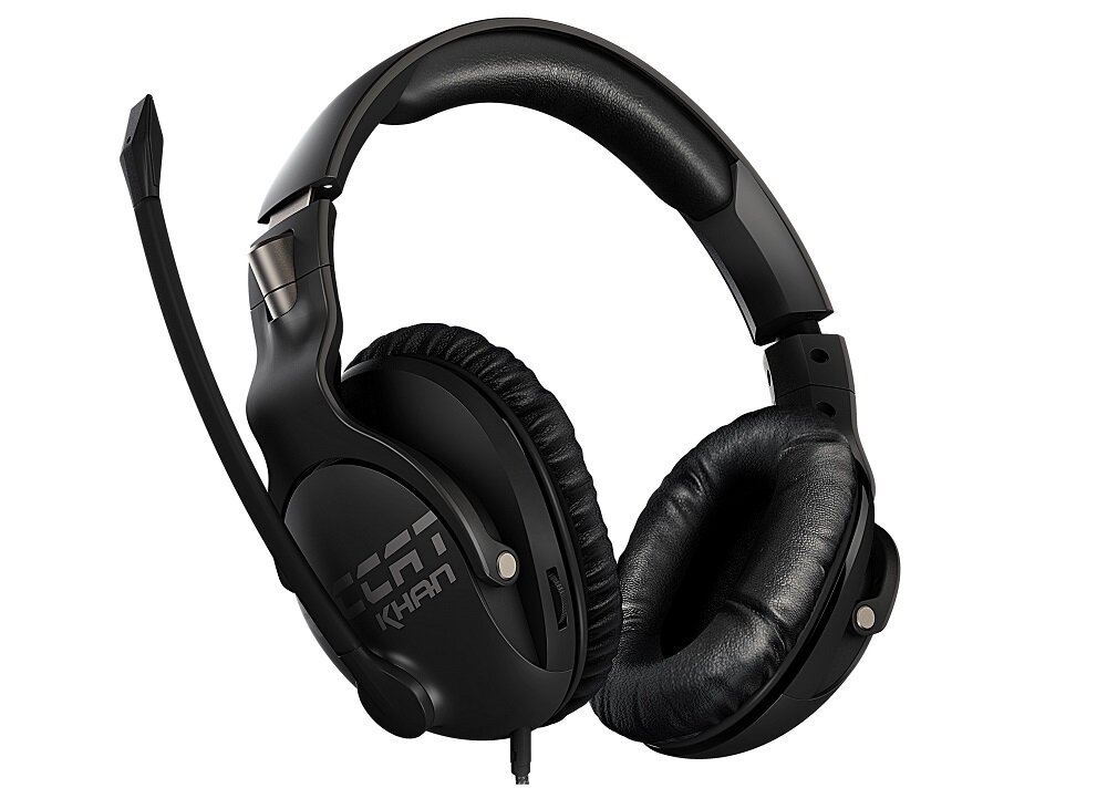 SŁUCHAWKI GAMING ROCCAT KHAN PRO kompatybilne dwa złącza jack 3,5mm kabel 2,45m