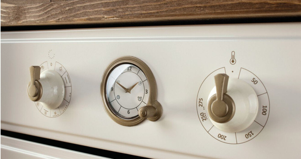 Piekarnik GORENJE BOS67371CLI panel zegar minutnik ustawienia czas programowanie sygnał dźwiękowy dekoracja linia design