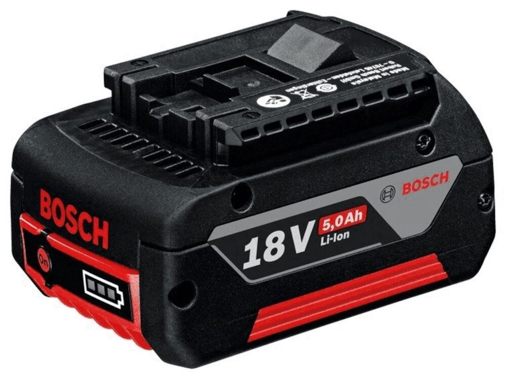 Zestaw BOSCH Professional akumulator + ładowarka 1600A00B8J akumulator wiele godzin pracy bez wymuszonych przerw litowo-jonowy brak efektu pamięci samorozładowania lekka i zwarta konstrukcja COOLPACK wydłuża żywotność akumulatora kompatybilny ze wszystkimi elektronarzędziami o napięciu 14,4/18 V