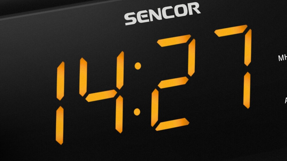 Radiobudzik SENCOR SRC 330  - wyświetlacz