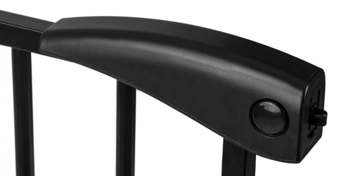 Barierka zabezpieczajaca NUKIDO NK-183 Czarny zalety bezpieczenstwo blokada bezpieczenstwa