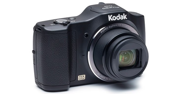 Aparat KODAK FZ152 Czarny widok bok skos