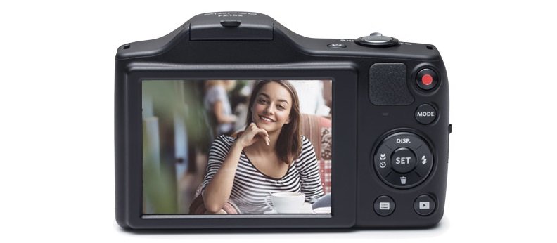 Aparat KODAK FZ152 Czarny widok wyświetlacz ekran tył