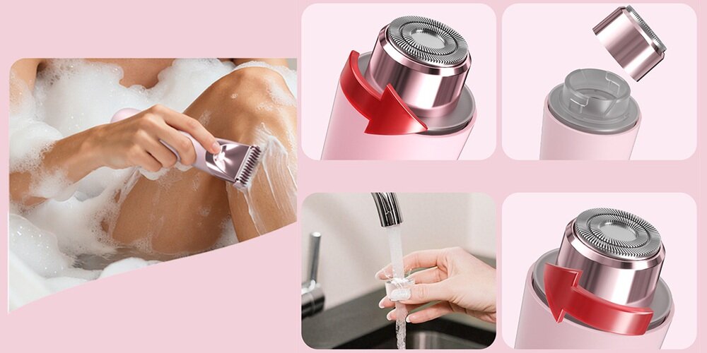 Golarka ENCHEN A4 Hair Removal szczelna obudowa, swobodne golenie, na sucho i mokro, maksymalna higiena