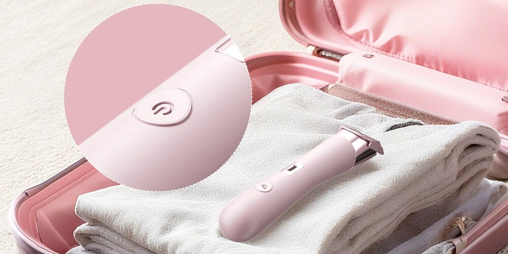 Golarka ENCHEN A4 Hair Removal inteligentna blokada, bez przypadkowego uruchomienia, dobrze leży w dłoni, wbudowana dioda LED