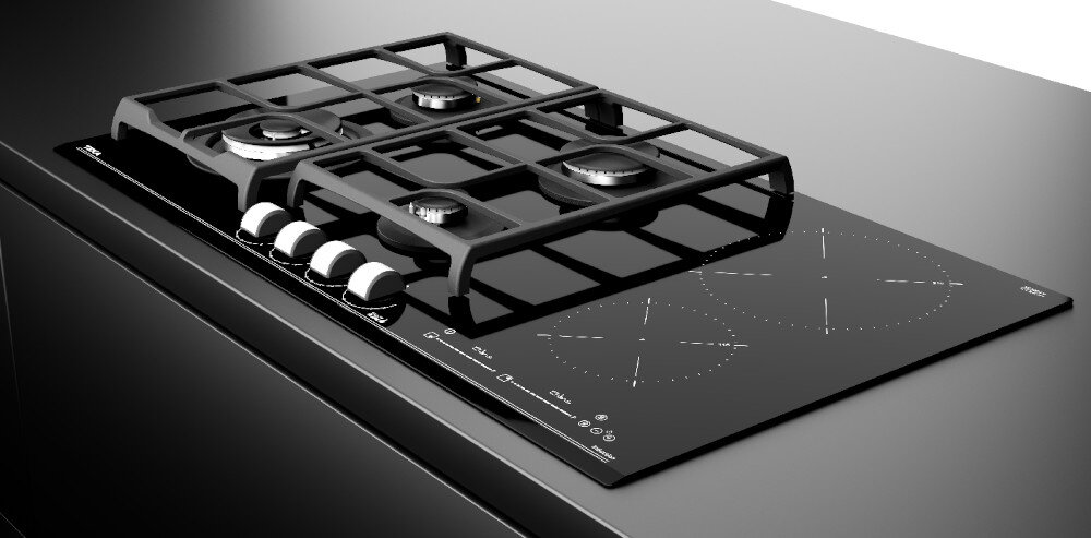 TEKA JZC 96324 ABC BK funkcjonalna praktyczna płyta gazowa kuchnia gotowanie palniki szerokość