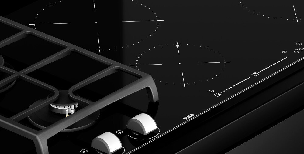 TEKA JZC 96324 ABC BK wysokowydajne palniki gaz tlenek węgla oszczędność środowisko gaz indukcja