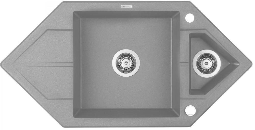 DEANTE Hexon ZQP S653 zlewozmywak komora blat połysk powierzchnia