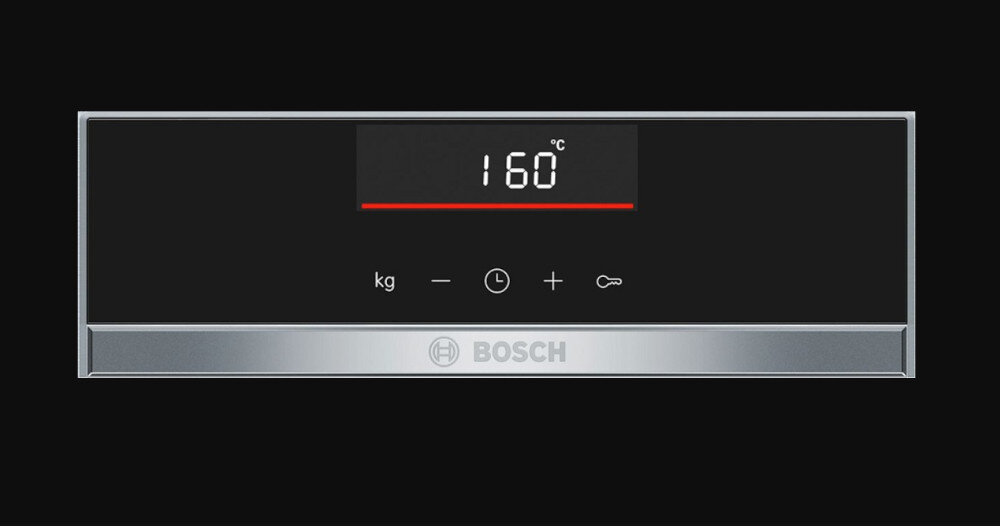 PIEKARNIK BOSCH HBA5570B0 led Wyświetlacz czerwone światło