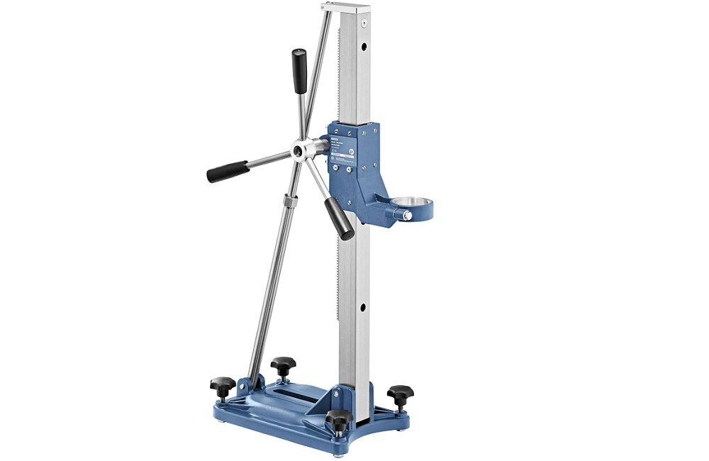 Stojak BOSCH Gcr 180 Professional System mocujący opiera się tu na regulowanej tulei