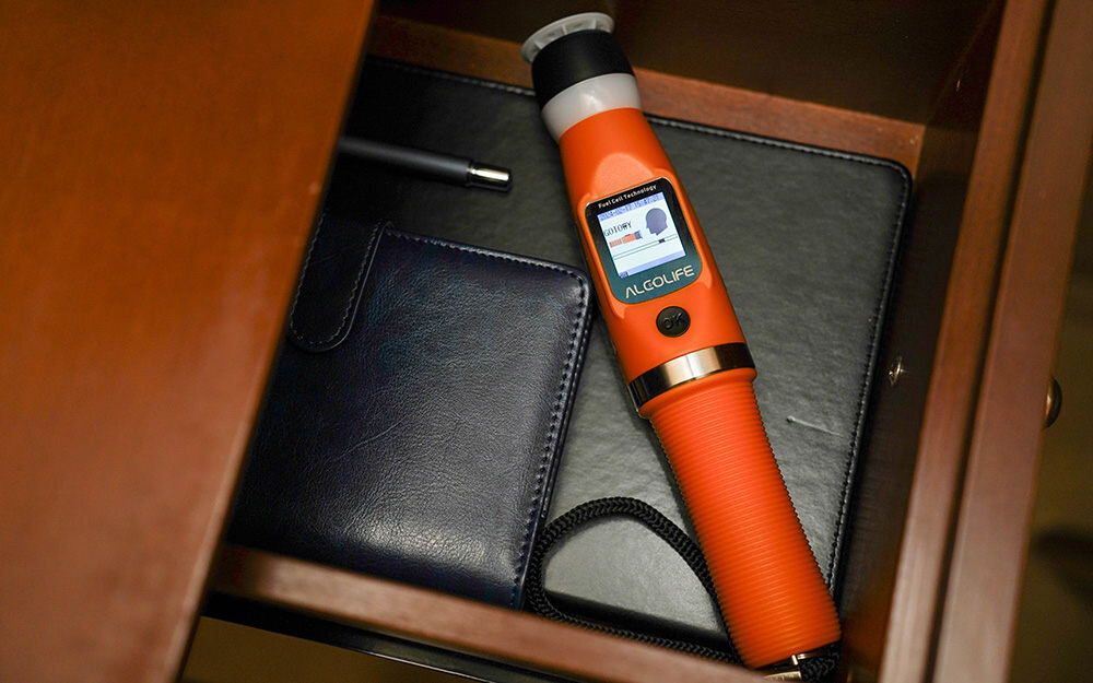 Alkomat ALCOLIFE F7 Czytelny wyświetlacz Wyniki pomiarów duży czytelny wyświetlacz ułatwienie odczyt