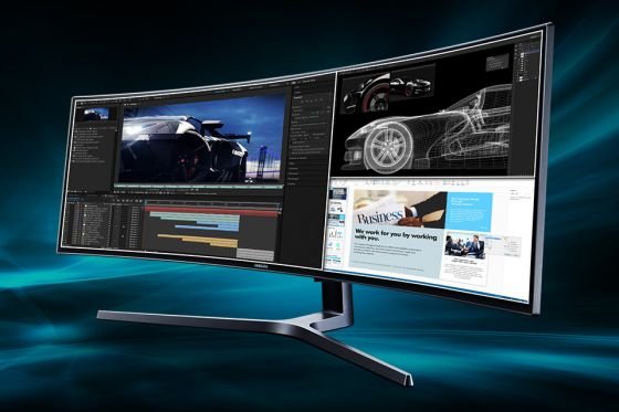 Samsung Proporcje ekranu 32:9. Wielozadaniowość na jednym ekranie Samsung Proporcje ekranu 32:9. Wielozadaniowość na jednym ekranie