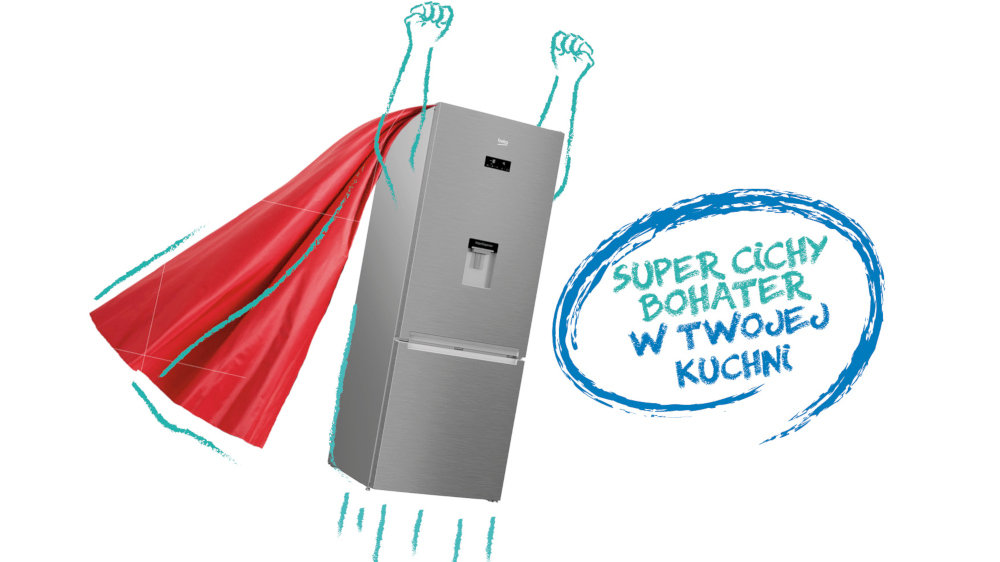 Lodówka Beko RDM6127 - Cicha Praca