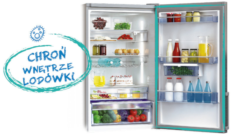 Lodówka Beko RDM6127 - Uszczelka antybakteryjna
