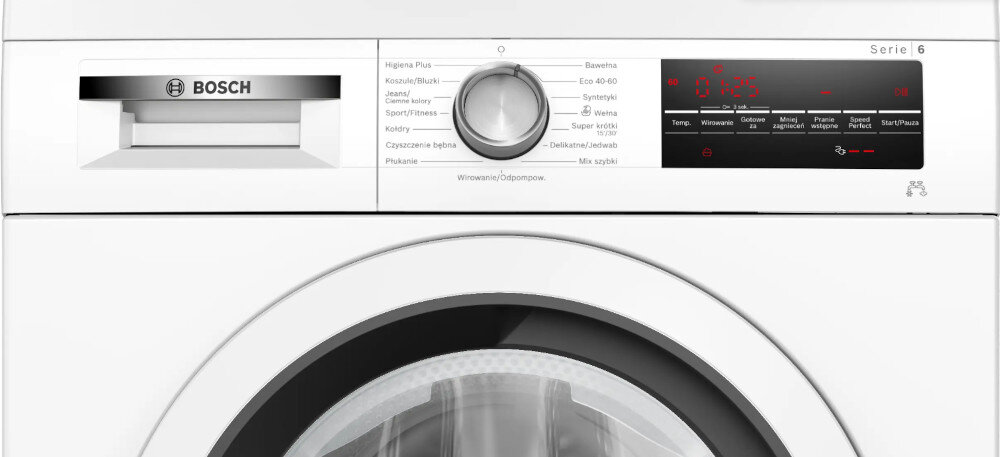 PRALKA BOSCH WUU28T10PL panel sterowania dotykowe TouchControl funkcje programy opcje obsługa łatwość