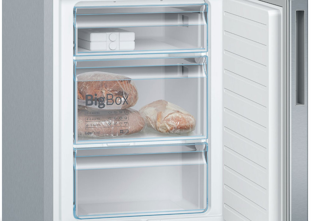 Lodówka BOSCH KGE396I4A - Szuflada BigBox