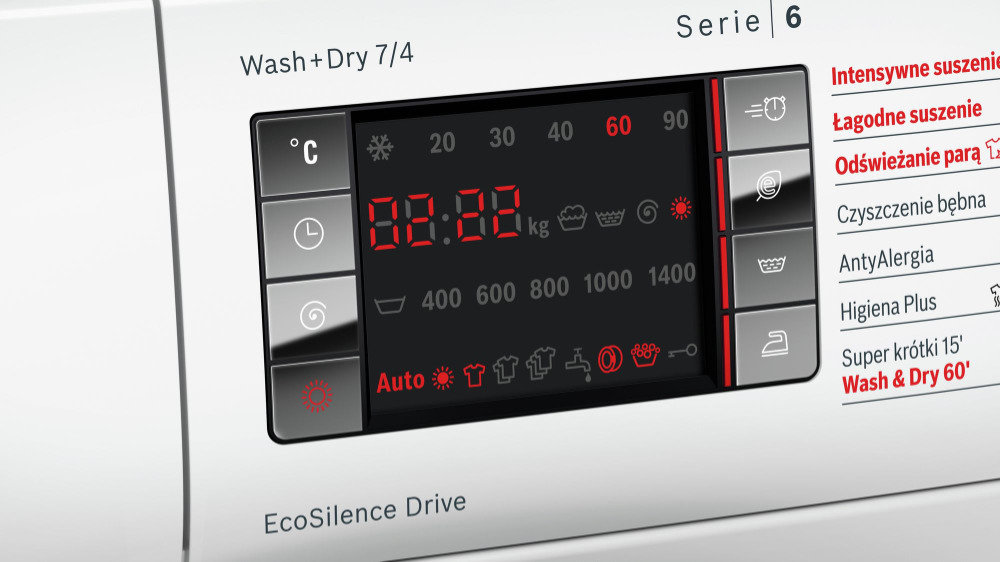 Pralko-suszarka BOSCH WVH28420PL - EcoSilence System