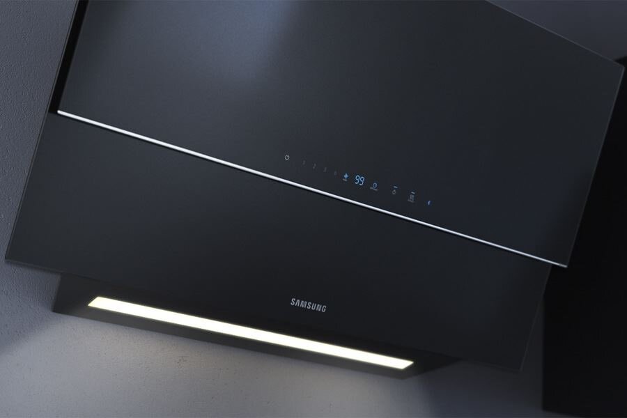 Posiada światło LED o mocy 7 W: Samsung NK24N9804VB okap: Media Expert Posiada światło LED o mocy 7 W: Samsung NK24N9804VB okap skośny: Media Expert
